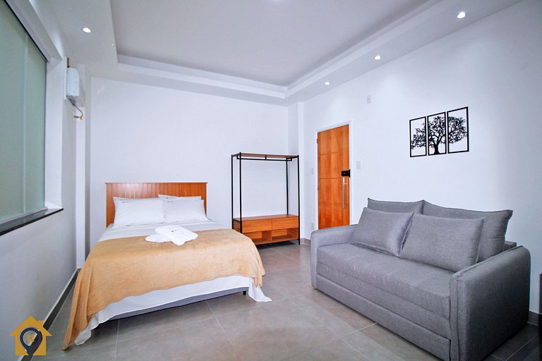 Studio Estiloso e Reformado a Passos da Praia