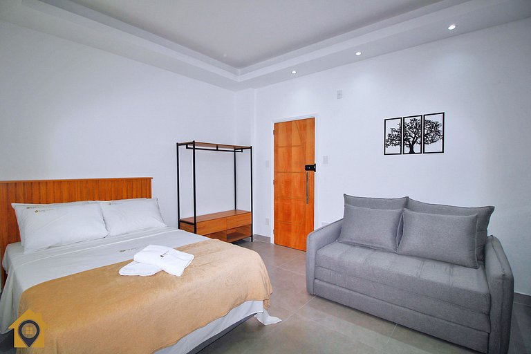 Studio Estiloso e Reformado a Passos da Praia