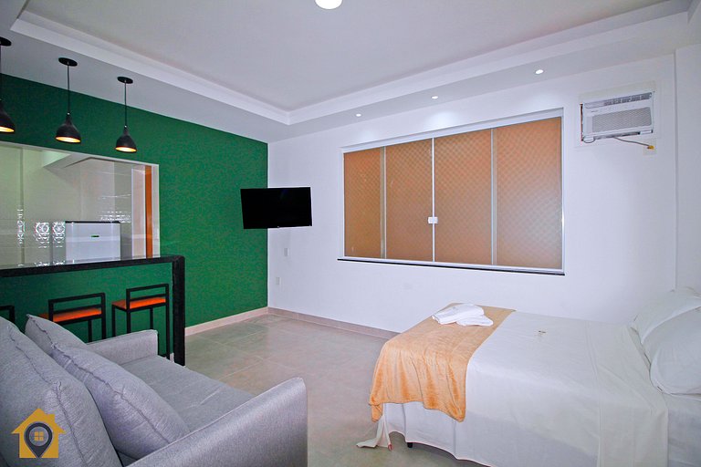 Studio Estiloso e Reformado a Passos da Praia