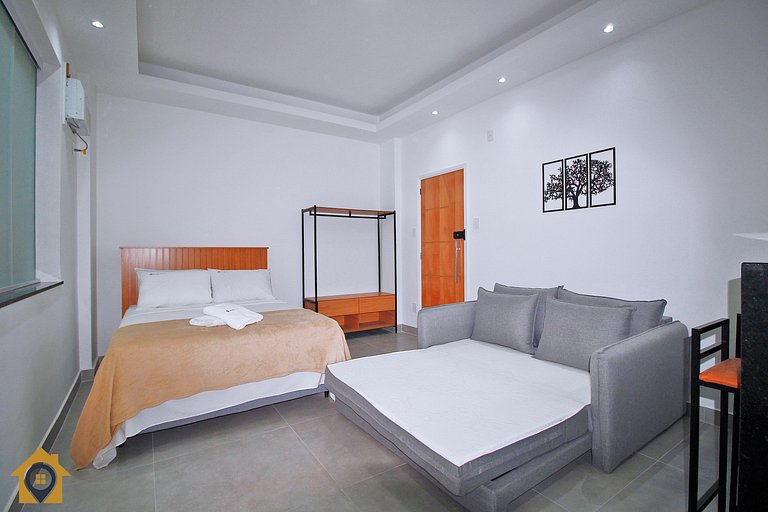 Studio Estiloso e Reformado a Passos da Praia