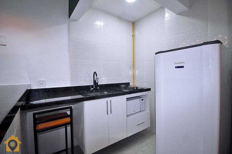 Studio Estiloso e Reformado a Passos da Praia