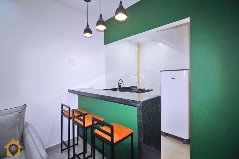 Studio Estiloso e Reformado a Passos da Praia