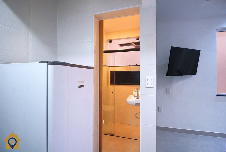 Studio Estiloso e Reformado a Passos da Praia