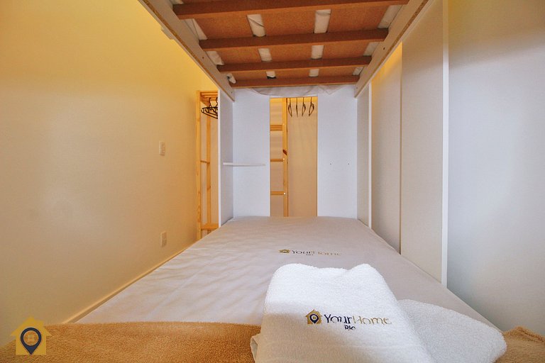 Amplo 2 Quartos Reformado no Leme p/ 6 pessoas