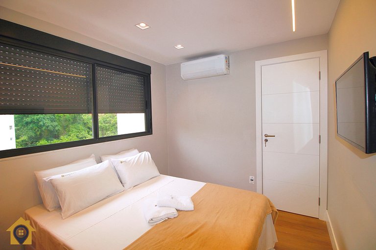 Apto Luxuoso 2 Qtos • 6 Pessoas • Passos da Praia