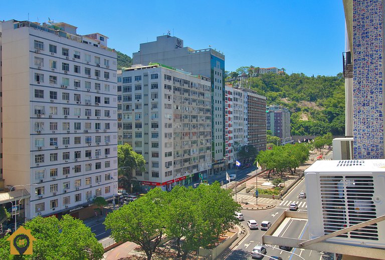 Studio Econômico Vista Mar em Copacabana