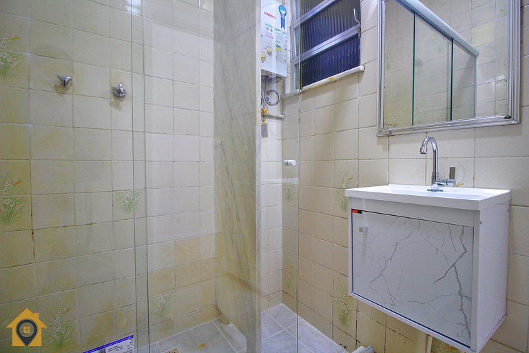 Studio Econômico Vista Mar em Copacabana