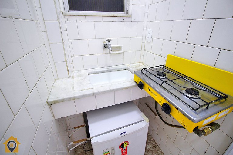 Studio Econômico Vista Mar em Copacabana