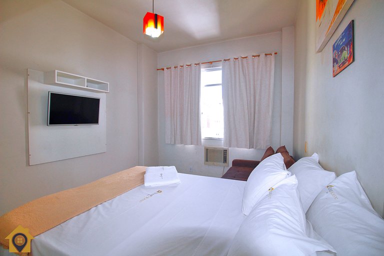 Studio Funcional p/ 4 Pessoas em Copacabana