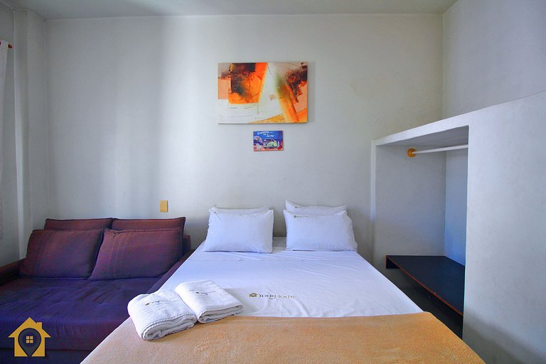 Studio Funcional p/ 4 Pessoas em Copacabana