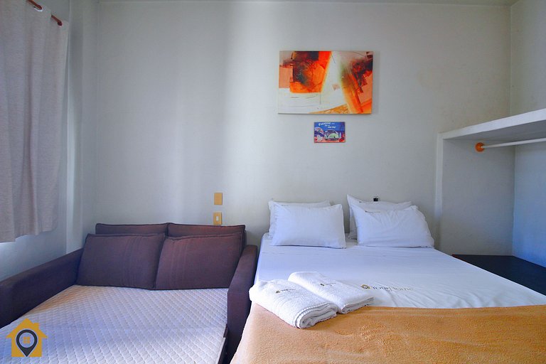 Studio Funcional p/ 4 Pessoas em Copacabana