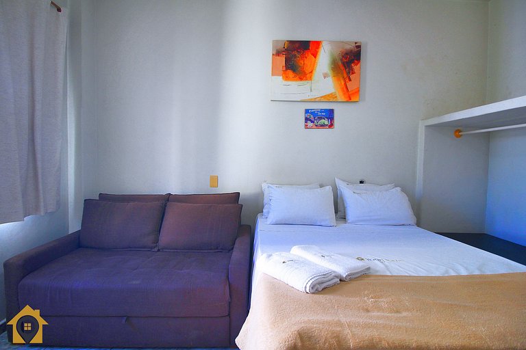 Studio Funcional p/ 4 Pessoas em Copacabana