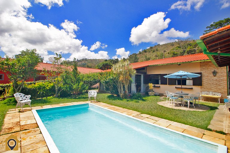 Casa Teresópolis – Piscina, Sauna e Churrasqueira