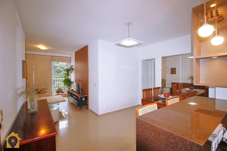 Vista Natural no Leme – Apê Completo p/ 4 Pessoas