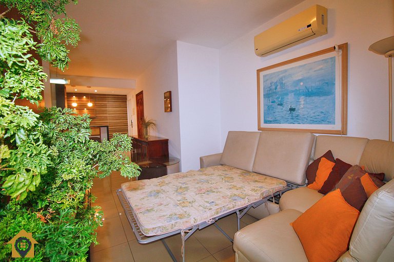 Vista Natural no Leme – Apê Completo p/ 4 Pessoas