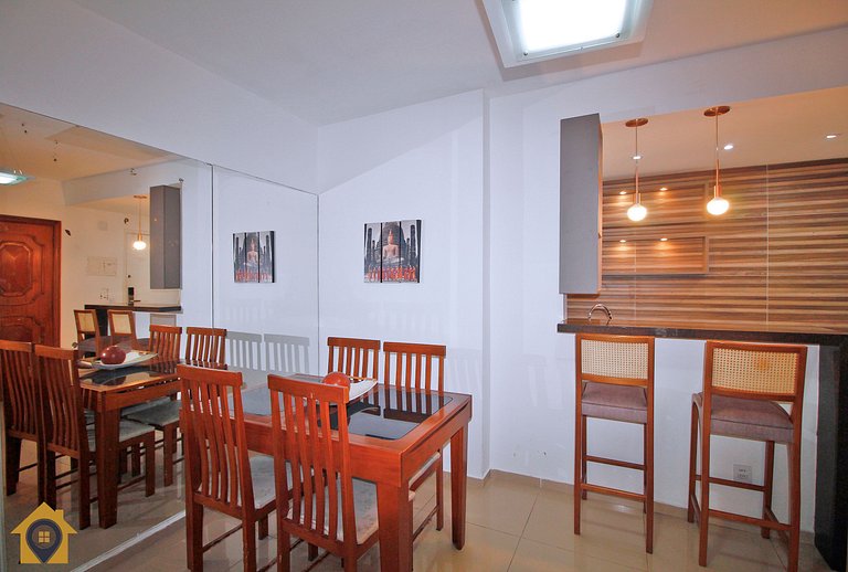 Vista Natural no Leme – Apê Completo p/ 4 Pessoas