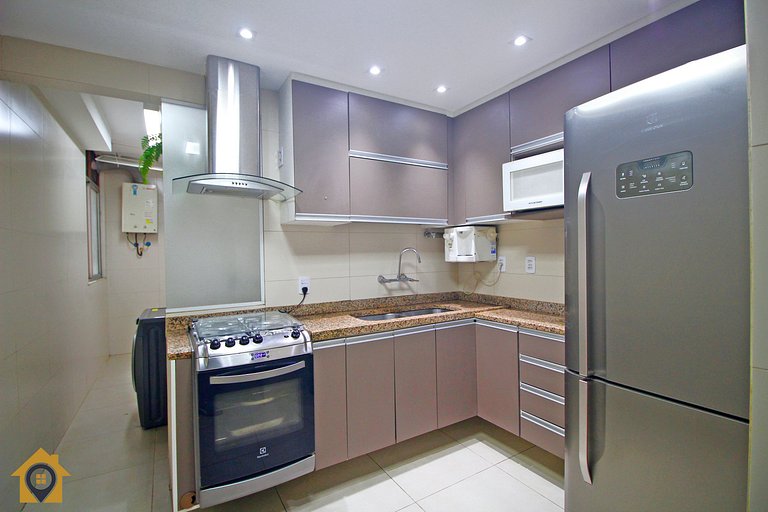 Vista Natural no Leme – Apê Completo p/ 4 Pessoas