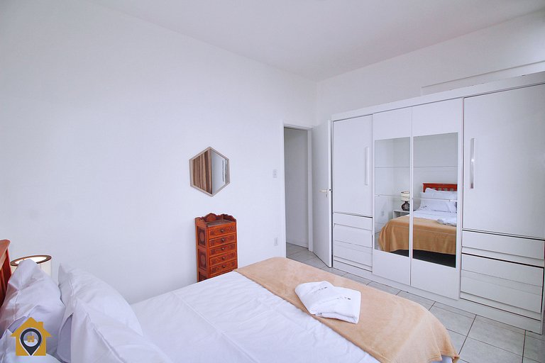 Quarto e Sala com Vista Mar e Cristo p/ 4 pessoas