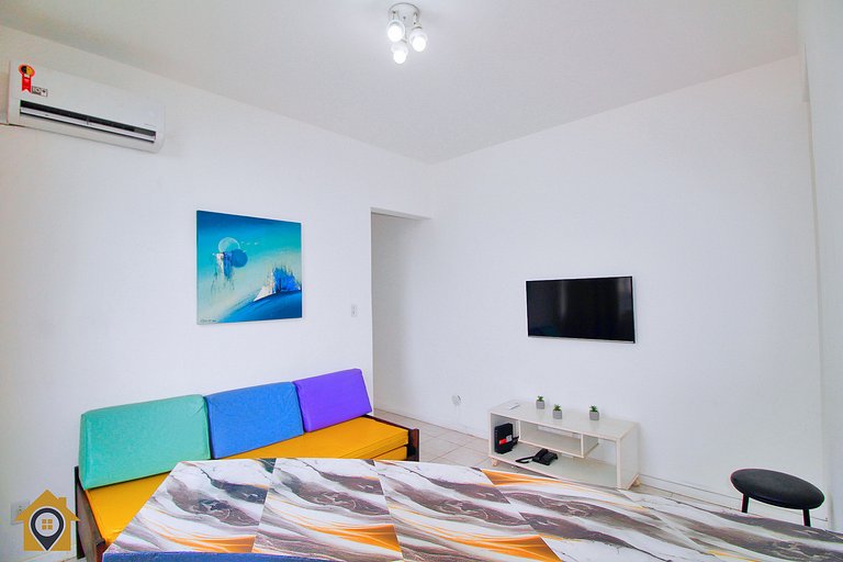 Quarto e Sala com Vista Mar e Cristo p/ 4 pessoas