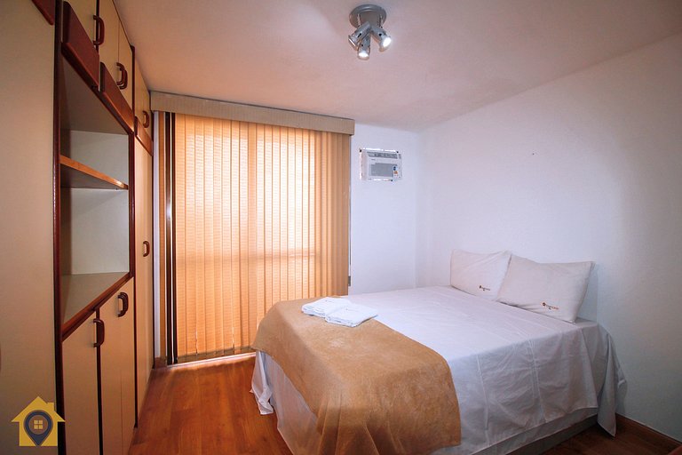 Ipanema | 2Quartos no Aparthotel c/ Piscina