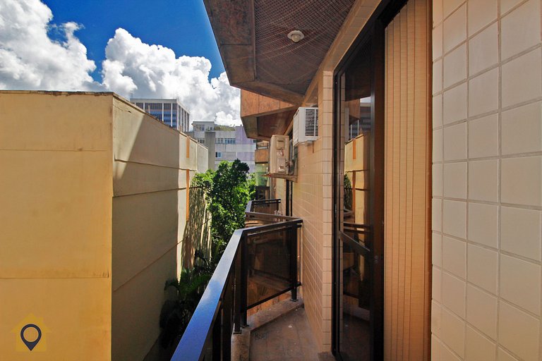 Ipanema | 2Quartos no Aparthotel c/ Piscina