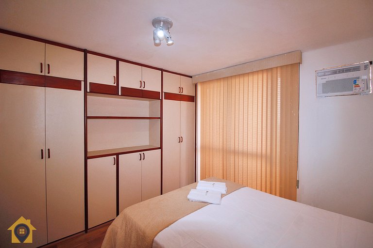 Ipanema | 2Quartos no Aparthotel c/ Piscina