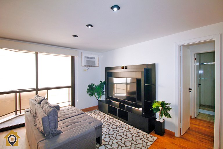 Ipanema | 2Quartos no Aparthotel c/ Piscina