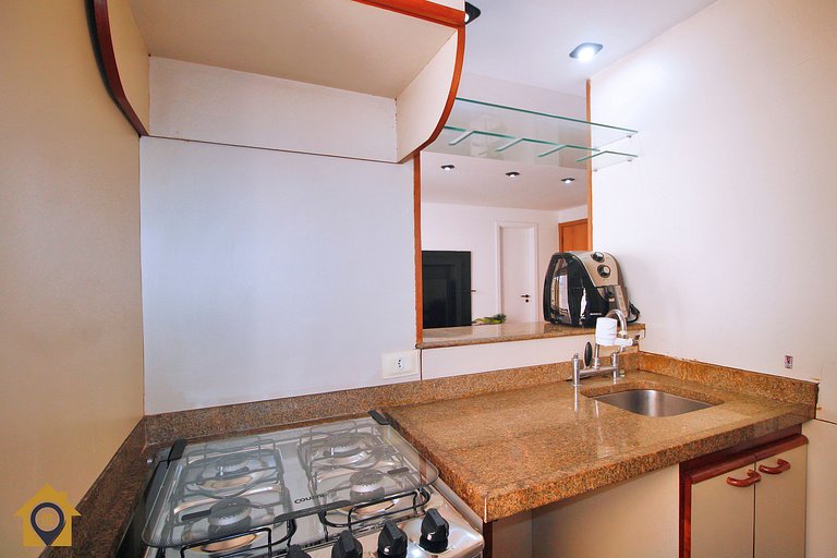 Ipanema | 2Quartos no Aparthotel c/ Piscina