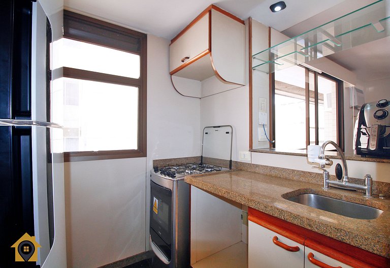 Ipanema | 2Quartos no Aparthotel c/ Piscina