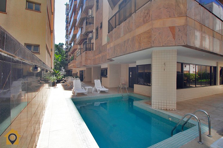 Ipanema | 2Quartos no Aparthotel c/ Piscina