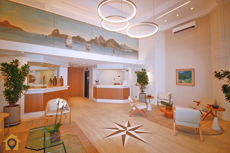 Ipanema | 2Quartos no Aparthotel c/ Piscina