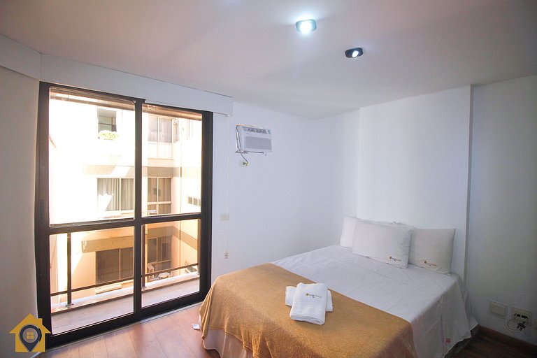 Ipanema | 2Quartos no Aparthotel c/ Piscina