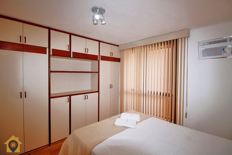 Ipanema | 2Quartos no Aparthotel c/ Piscina