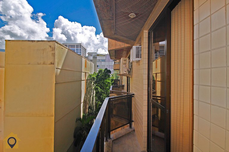 Ipanema | 2Quartos no Aparthotel c/ Piscina