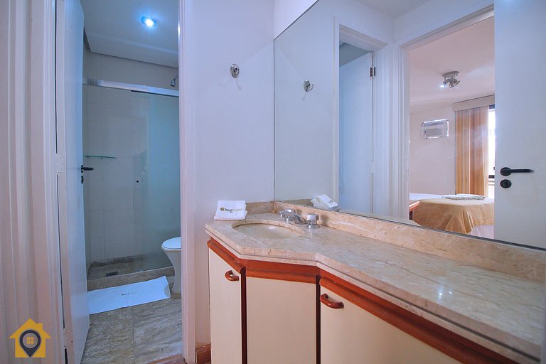 Ipanema | 2Quartos no Aparthotel c/ Piscina