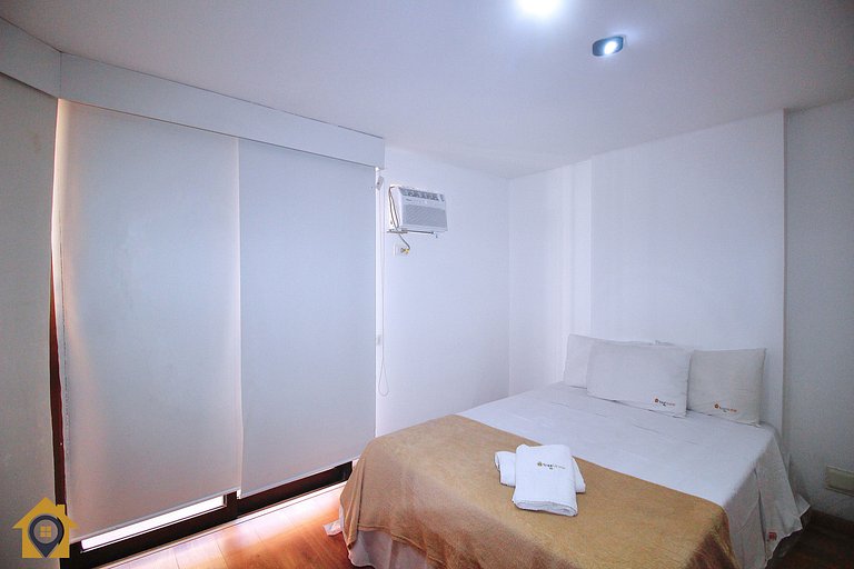 Ipanema | 2Quartos no Aparthotel c/ Piscina