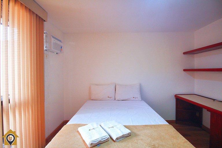 Ipanema | 2Quartos no Aparthotel c/ Piscina