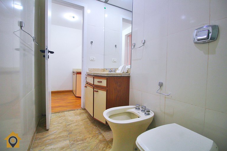 Ipanema | 2Quartos no Aparthotel c/ Piscina