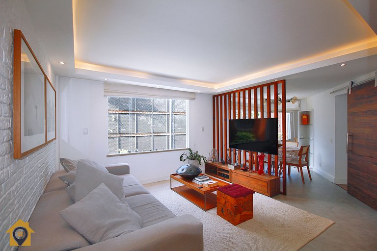 Luxuoso 2 Quartos no Leblon para 5 Pessoas