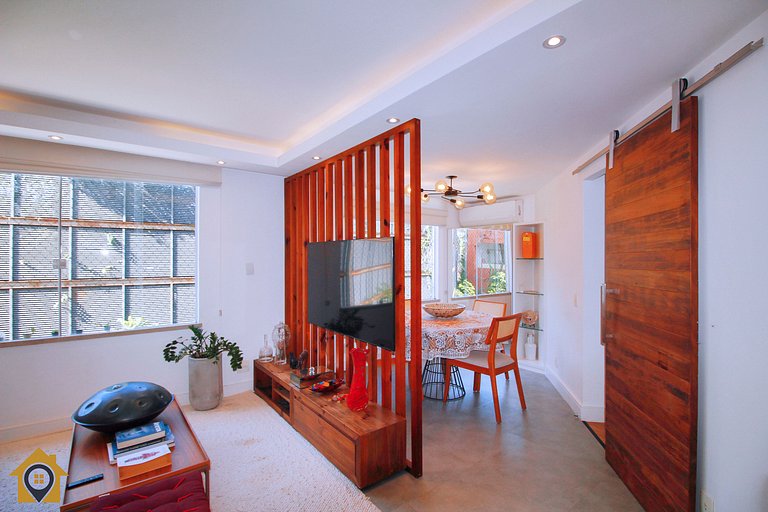 Luxuoso 2 Quartos no Leblon para 5 Pessoas