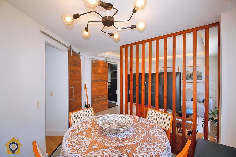 Luxuoso 2 Quartos no Leblon para 5 Pessoas