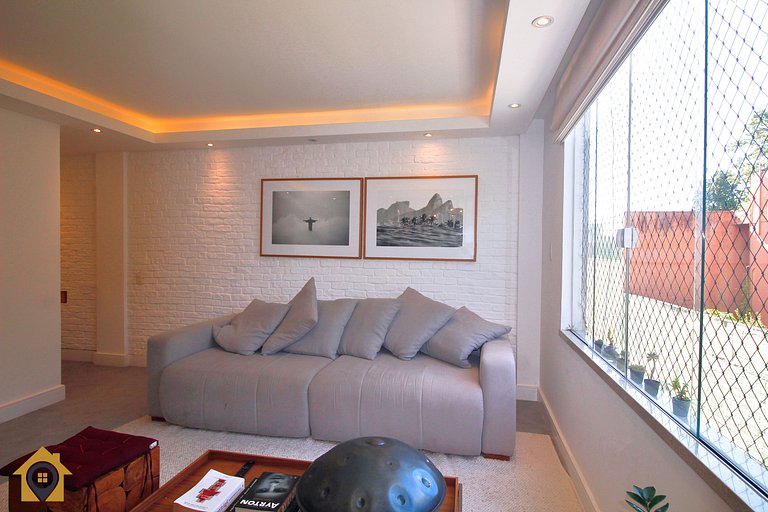 Luxuoso 2 Quartos no Leblon para 5 Pessoas