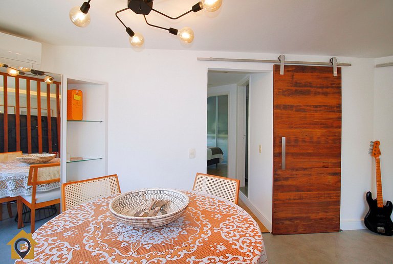 Luxuoso 2 Quartos no Leblon para 5 Pessoas