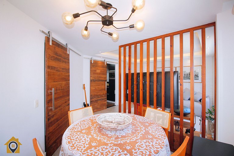 Luxuoso 2 Quartos no Leblon para 5 Pessoas