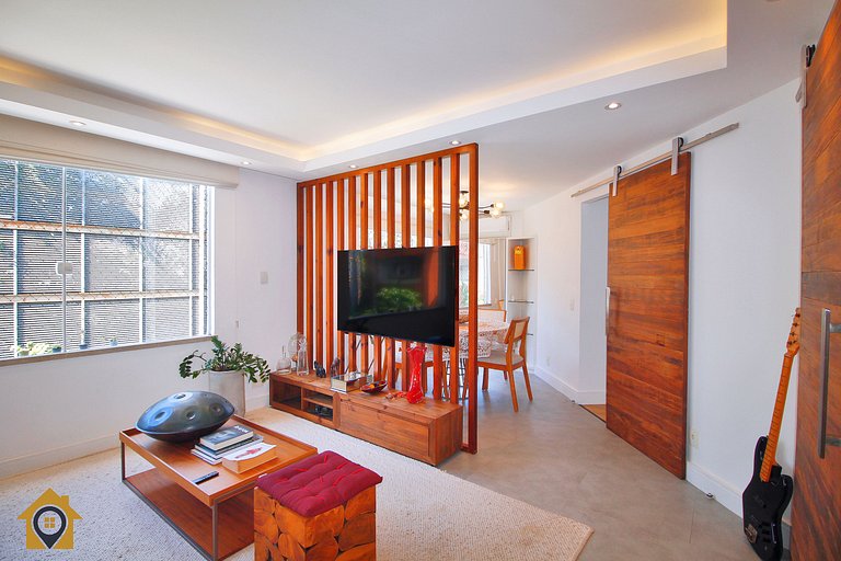 Luxuoso 2 Quartos no Leblon para 5 Pessoas