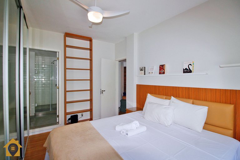Luxuoso 2 Quartos no Leblon para 5 Pessoas