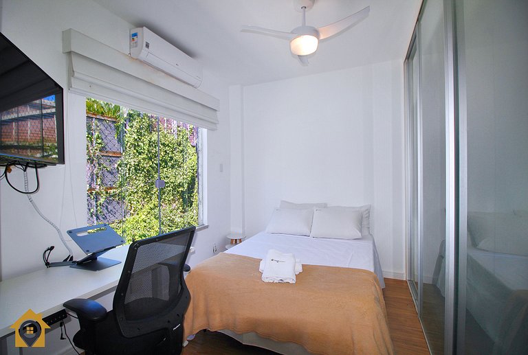 Luxuoso 2 Quartos no Leblon para 5 Pessoas