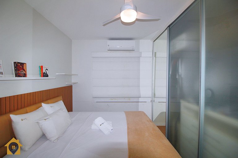 Luxuoso 2 Quartos no Leblon para 5 Pessoas