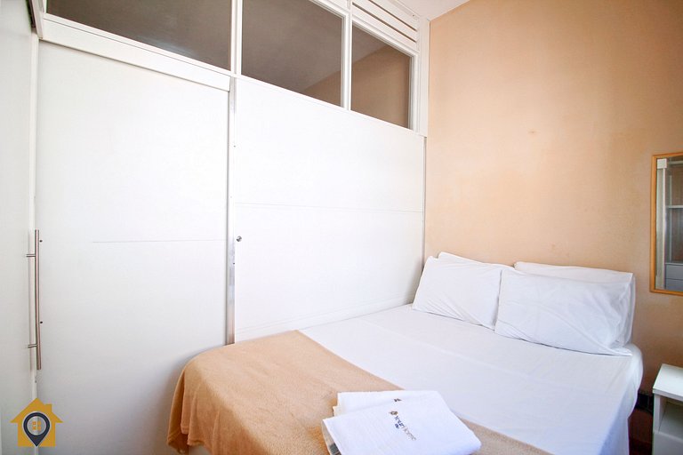 Studio no Coração de Copacabana p/ 4 Pessoas