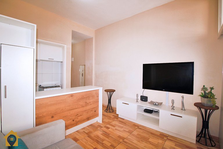 Studio no Coração de Copacabana p/ 4 Pessoas